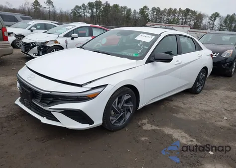 2025 Hyundai Elantra Hybrid Sel Sport from USA, damaged, VIN KMHLM4DJ7SU168415